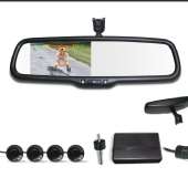 Rear View Mirror with Sensors